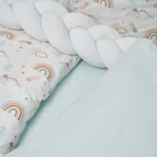 Постільний комплект 7 ел Twins Rainbow 4073-TR-14, mint